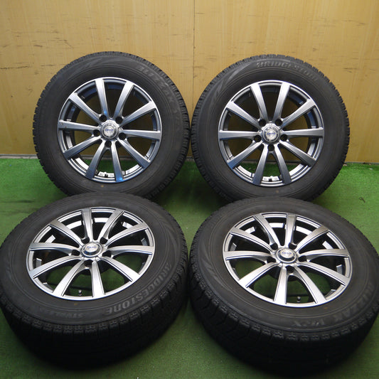 *送料無料*バリ溝！キレイ！8.5分★スタッドレス 205/65R16 ブリヂストン ブリザック VRX ZACK JP-110 MONZA ザック PCD114.3/5H★3122004Hス