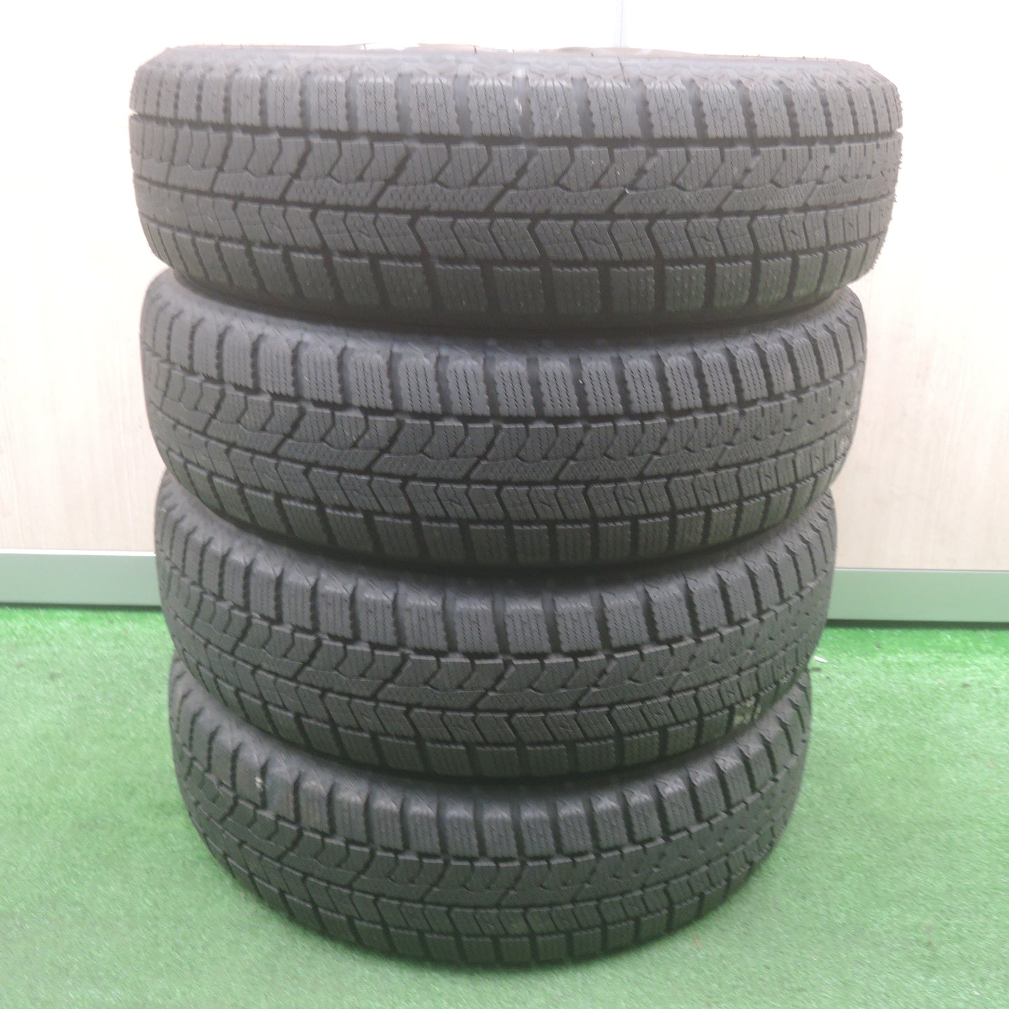 *送料無料*バリ溝！22年！ほぼ10分★スタッドレス 155/65R14 トーヨー オブザーブ GIZ2 QRASIZ KOSEI クレイシス コーセイ PCD100/4H★3111304SYス