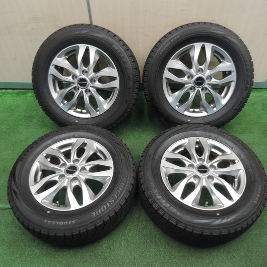 *送料無料*バリ溝！20年！キレイ！8.5分★スタッドレス 195/65R15 ブリヂストン ブリザック VRX BALMINUM バルミナ 15インチ PCD114.3/5H★3111403NJス