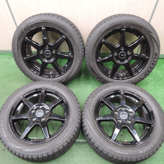 *送料無料*バリ溝！9.5分以上★MINI ミニ 等 TECMAG 195/55R16 スタッドレス ブリヂストン ブリザック VRX テクマグ 16インチ PCD112/5H★4011313HAス