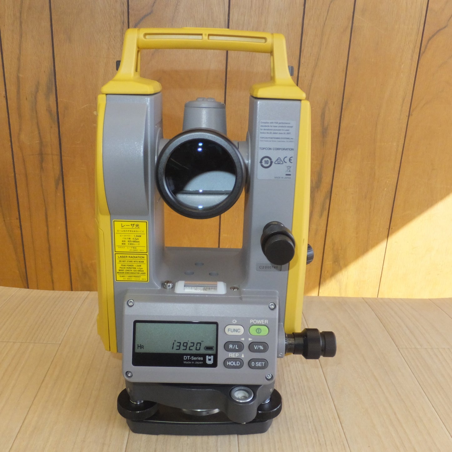 [送料無料] 美品 現状品★トプコン TOPCON デジタルセオドライト DT-300シリーズ　タジマ Tajima アルミ三脚 セット★