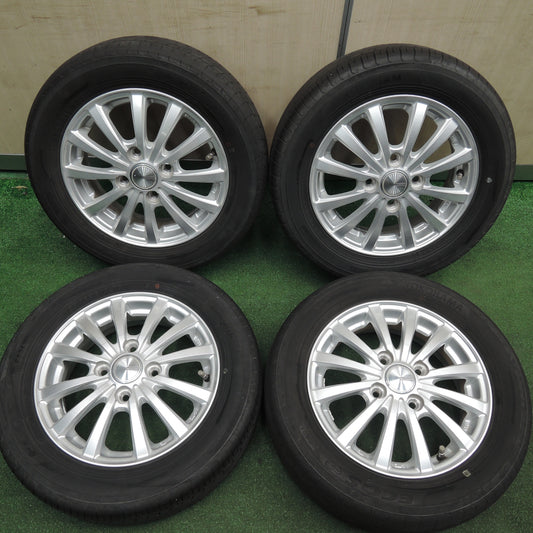 *送料無料* バリ溝！20年！キレイ！8.5分★155/65R13 ヨコハマ エコス ES31 WEZEN 13インチ PCD100/4H★4022307HAノ