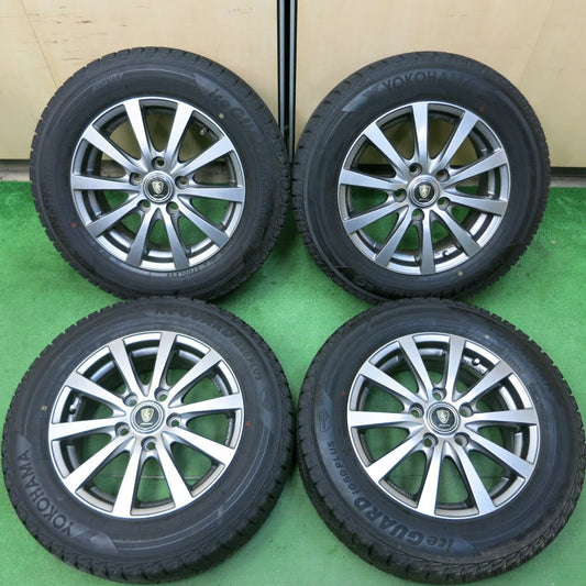 [送料無料]バリ溝！20年！キレイ！9.5分★スタッドレス 195/65R15 ヨコハマ アイスガード iG50 プラス MANARAY SPORT マナレイスポーツ PCD114.3/5H★3072004イス