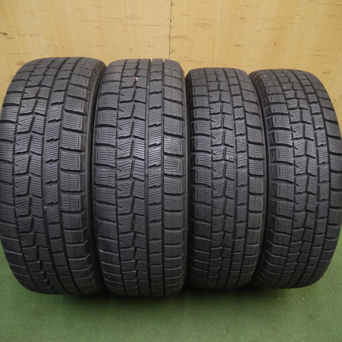 *送料無料* バリ溝！キレイ！9.5分以上★S660 等 165/55R15 195/45R16 スタッドレス ダンロップ ウインターマックス WM01 JOKER ジョーカー 15インチ PCD100/4H★4021601Hス