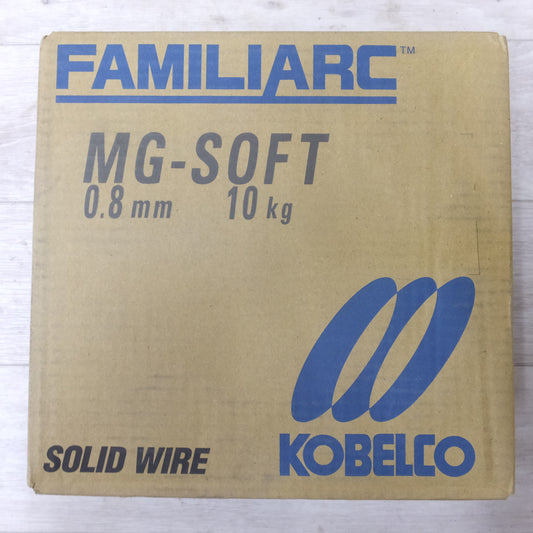 [送料無料] 未使用◆KOBELCO 神戸製鋼 FAMILIARC MG-SOFT ソリッドワイヤー 溶接ワイヤ 0.8mm 10kg◆