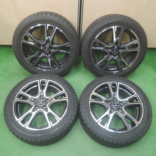 *送料無料*バリ溝！9.5分★WORK PROMISING STYLE 4S 215/50R17 スタッドレス ダンロップ ウインターマックス WM02 ワーク PCD114.3/5H★4011708SYス