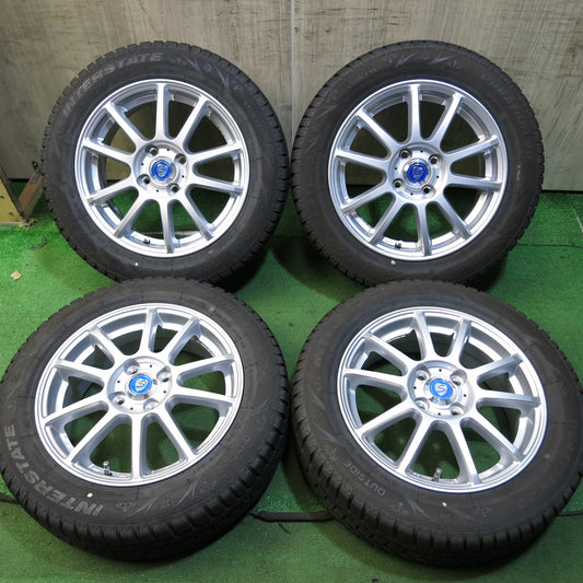 [送料無料]バリ溝！20年！キレイ！9.5分★スタッドレス 185/60R15 インターステート DURATION30 STRANGER ストレンジャー 15インチ PCD100/4H★3042805Hス