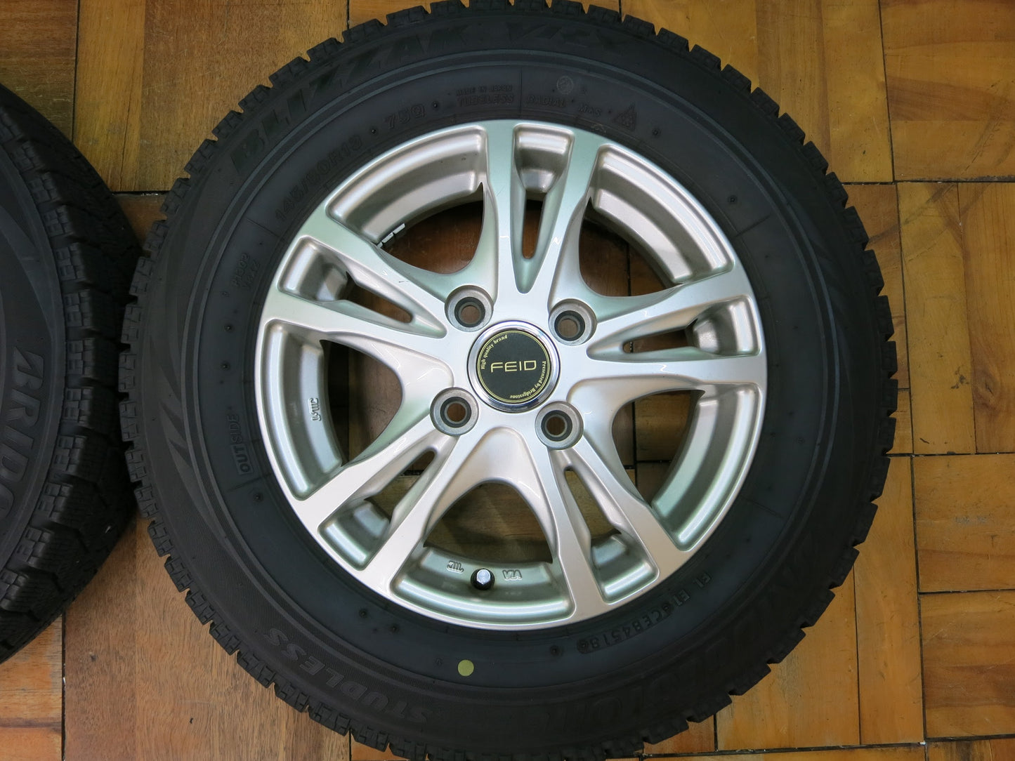 [送料無料]4本価格★スタッドレス 145/80R13 ブリヂストン ブリザック VRX FEID 13インチ PCD100/4H★2011408ヒス