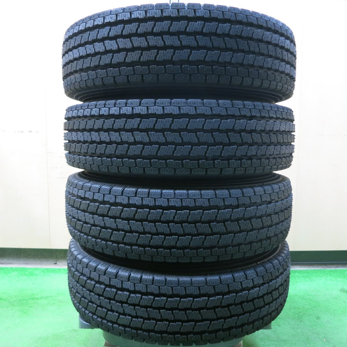 [送料無料]タイヤほぼ未使用！21年★スタッドレス 165/80R13 90/88N ヨコハマ アイスガード iG91 TOPY スチール トピー PCD100 114.3/4H マルチ★3071509イス