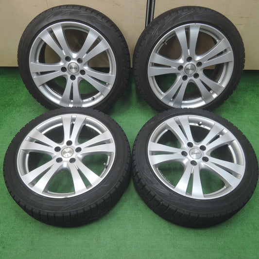 *送料無料*バリ溝！9分★Reverline 225/45R18 スタッドレス ブリヂストン ブリザック REVO GZ リバーライン 18インチ PCD114.3/5H★3112810SYス