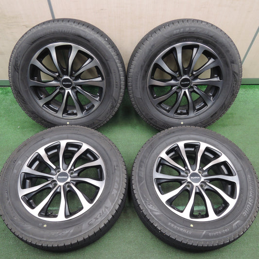 *送料無料* バリ溝！21年！キレイ！9.5分★スタッドレス 195/65R16 ブリヂストン ブリザック VRX3 BALMINUM バルミナ 16インチ PCD100/4H★4030210HAス