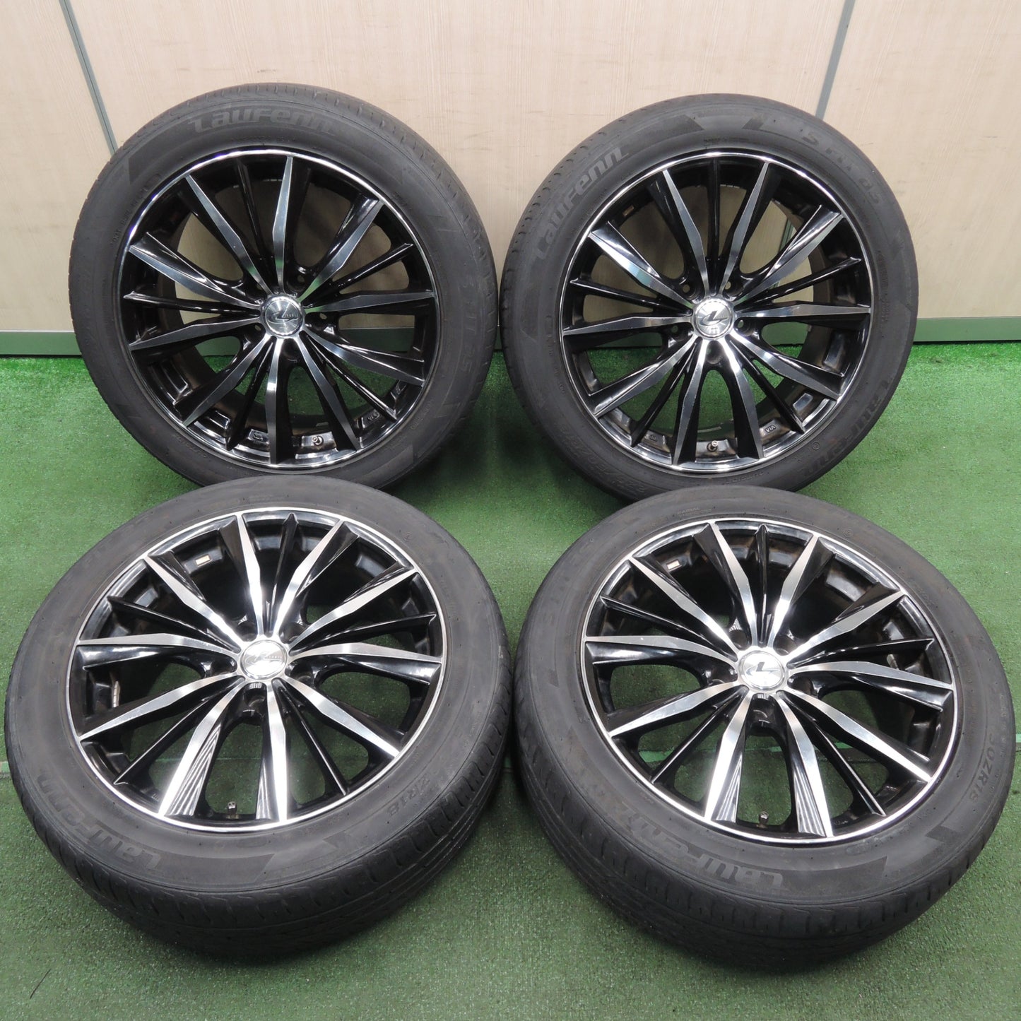 *送料無料* 4本価格！20年★225/50R18 LEONIS VX weds ラウフェン S FIT as レオニス 18インチ PCD114.3/5H★4021604TNノ