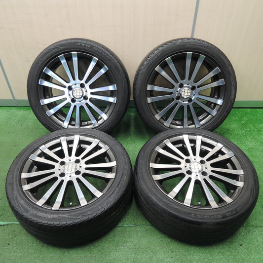 *送料無料*キレイ★RAYS VERSUS レイズ ベルサス コレッツィオーニ アルボーレ デュエ 195/50R16 ATR SPORT2 16インチ PCD100/4H★4011509NJノ