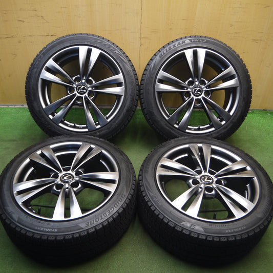 *送料無料*バリ溝！キレイ！9.5分★レクサス等 225/45R17 スタッドレス ブリヂストン ブリザック VRX2 社外 アルミ 17インチ PCD114.3/5H★4010512Hス