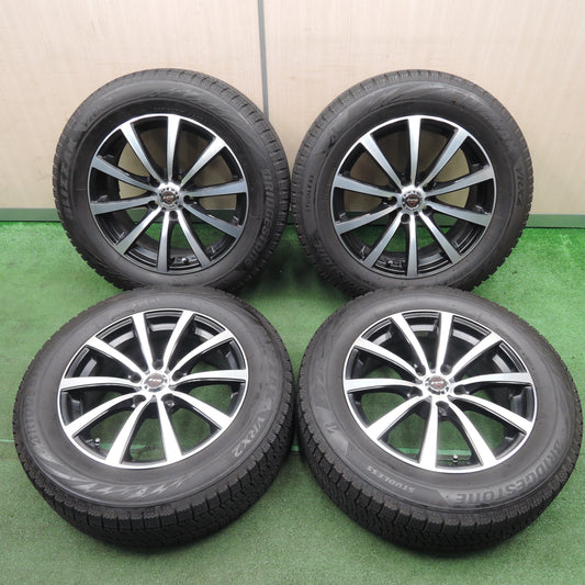 *送料無料*バリ溝！20年！キレイ！9.5分★スタッドレス 225/60R17 ブリヂストン ブリザック VRX2 JP STYLE MBS MOZA 17インチ PCD114.3/5H★3122907NJス