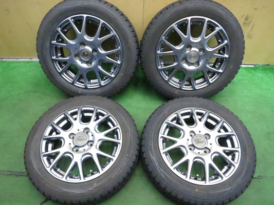 [送料無料]4本価格★スタッドレス 155/65R14 Verthandi ダンロップ ウインターマックス WM01 ヴェルザンディ ヴェルサンディ 14インチ PCD100/4H★3013010Hス