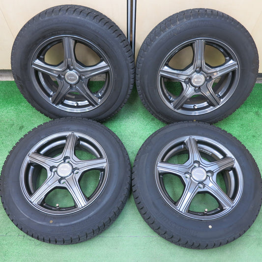 [送料無料]バリ溝！20年！キレイ！9分★スタッドレス 165/70R14 ブリヂストン アイスパートナー2 TOPRUN トップラン 14インチ PCD100/4H★3052006ヒス