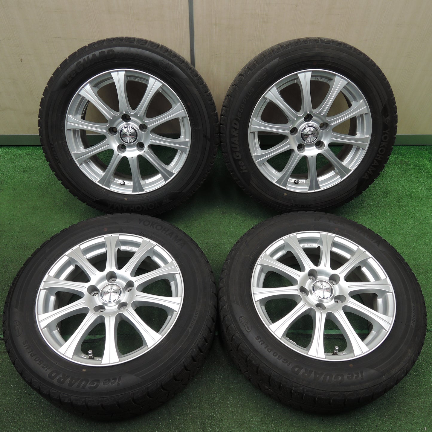 *送料無料*バリ溝！20年！キレイ！9分★スタッドレス 205/60R16 ヨコハマ アイスガード iG50 プラス ZELERNA ゼラーナ 16インチ PCD114.3/5H★4010902TNス