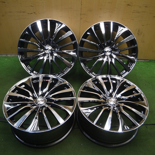 *送料無料* キレイ★LEONIS VT weds レオニス ホイール 19インチ 19×8J PCD114.3/5H★4022701Hホ