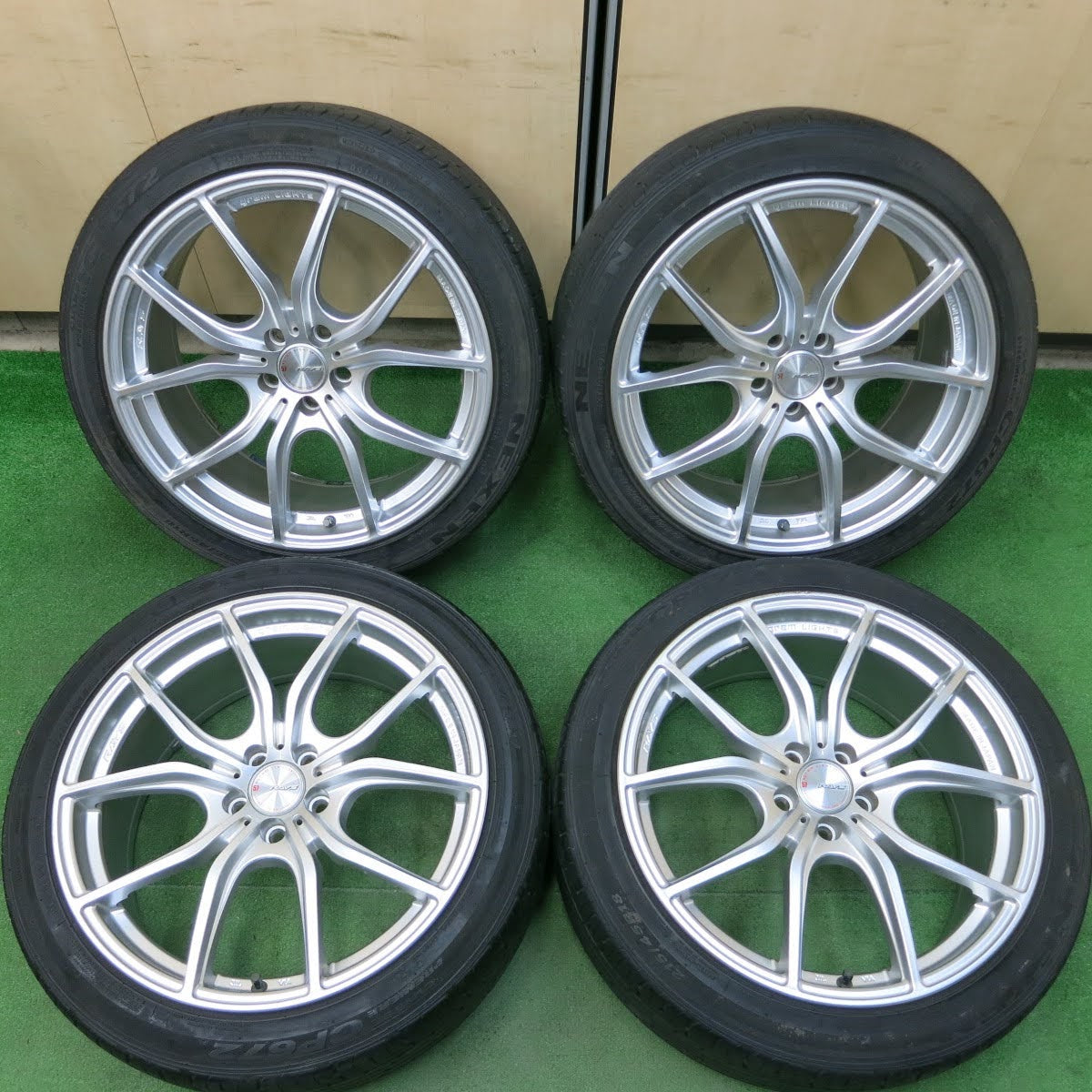 [送料無料]キレイ★RAYS 57FXX gram LIGHTS 215/45R18 ネクセン CP672 レイズ グラムライツ 18インチ PCD100/5H★3092103イノ