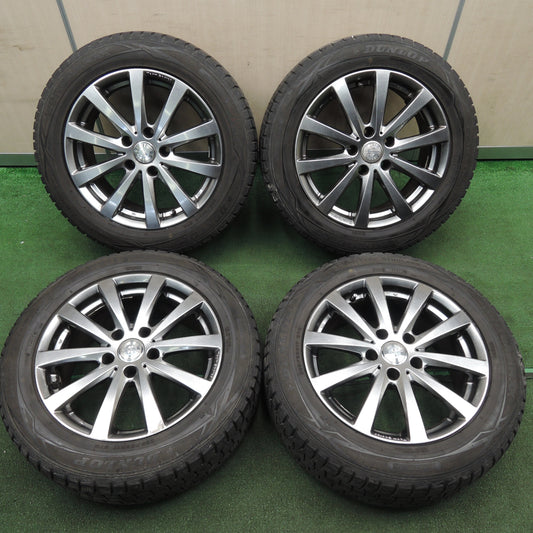 *送料無料* 4本価格★BMW等 Team Sparco 225/55R17 スタッドレス ダンロップ ウインターマックス WM01 チームスパルコ PCD120/5H★4030104TNス