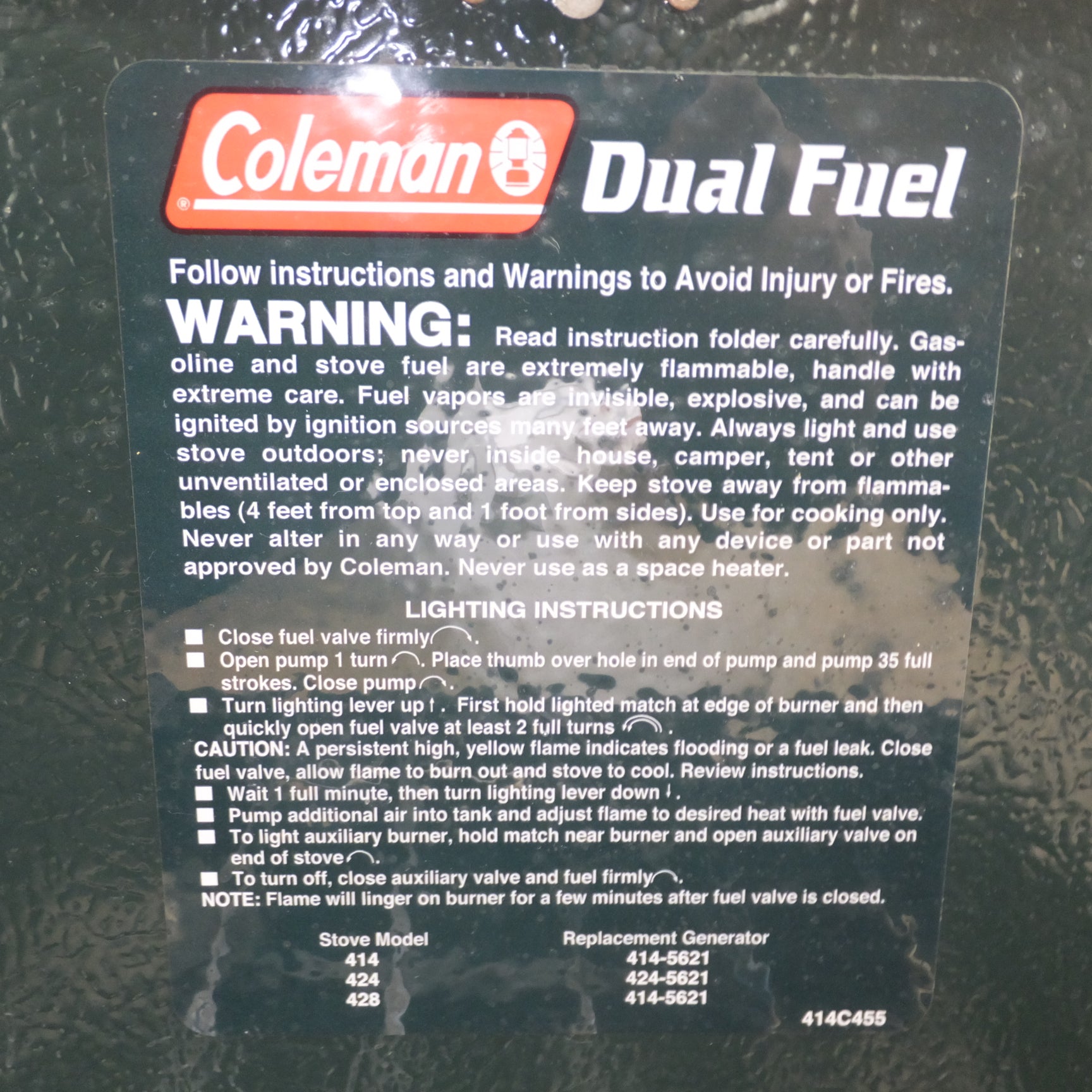 [送料無料]★コールマン Coleman ツーバーナーコンロ Dual Fuel 414C455★