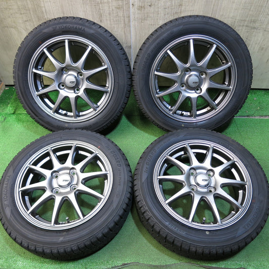 [送料無料]バリ溝！20年！キレイ！ほぼ10分★スタッドレス 155/65R14 ヨコハマ アイスガード iG50 プラス SPORT ABELIA 14インチ PCD100/4H★3041203Hス