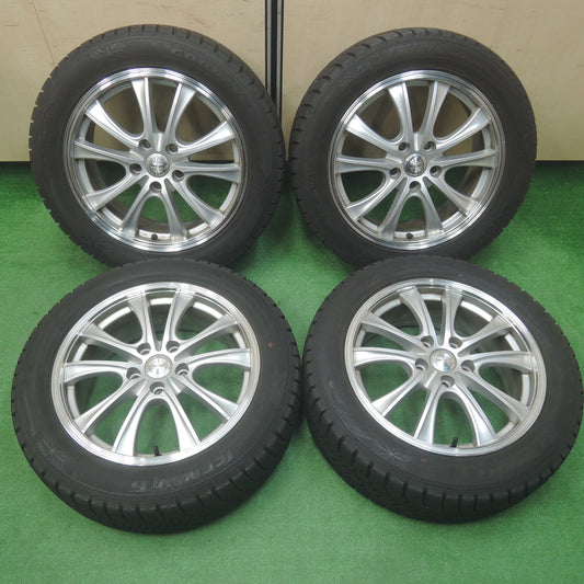 *送料無料*バリ溝！19年！キレイ！9.5分★スタッドレス 215/55R17 グッドイヤー アイスナビ6 VELVA ヴェルヴァ 17インチ PCD114.3/5H★3120604SYス