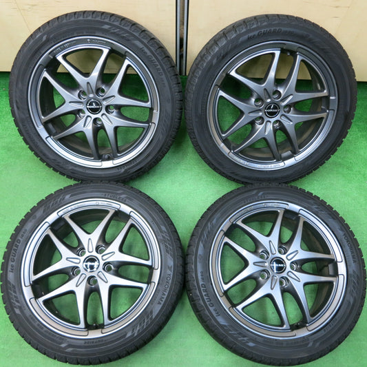 *送料無料*バリ溝！キレイ！9.5分★ワーゲン等 BORBET 225/45R17 スタッドレス ヨコハマ アイスガード iG60 ボルベット 17インチ PCD112/5H★4010406イス