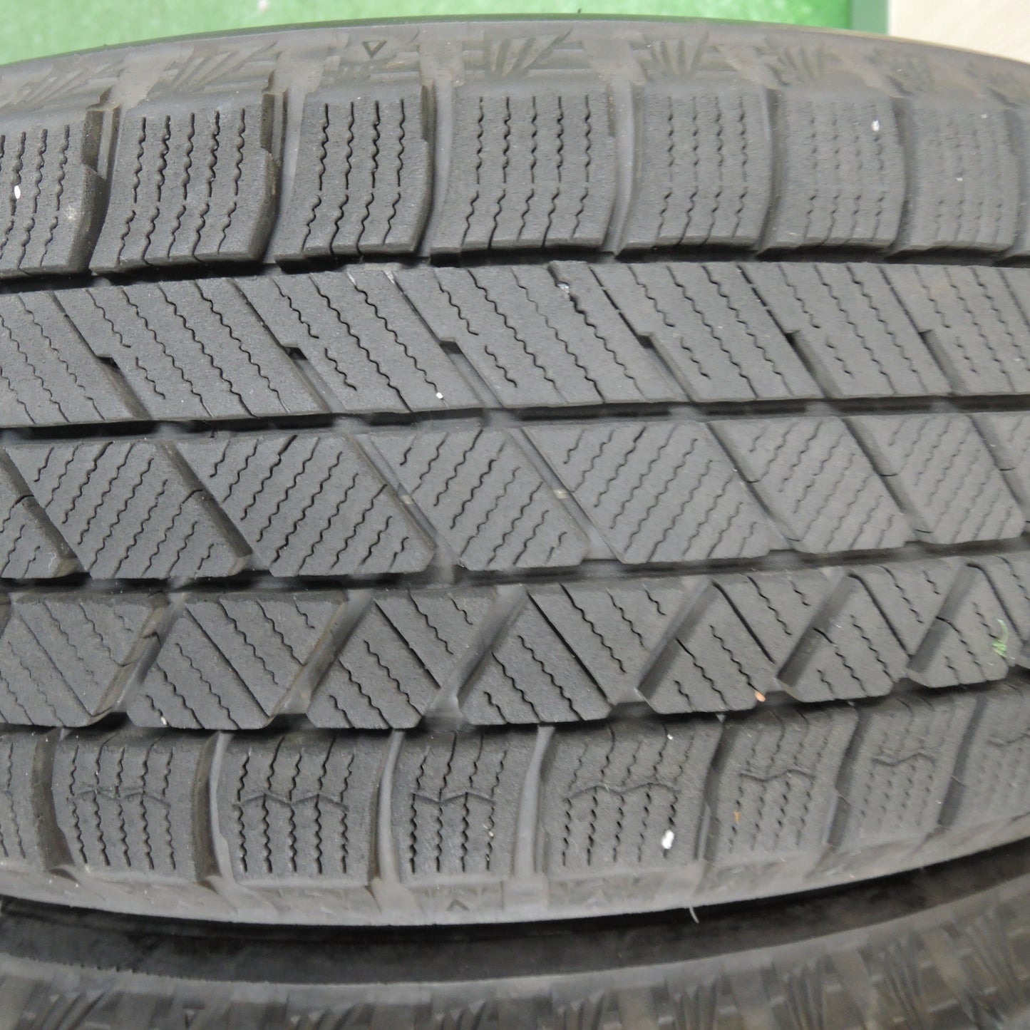 *送料無料* バリ溝！21年！キレイ！9.5分★スタッドレス 165/60R14 ブリヂストン ブリザック VRX3 CVW 社外 アルミ 14インチ PCD100/4H★4022201TNス