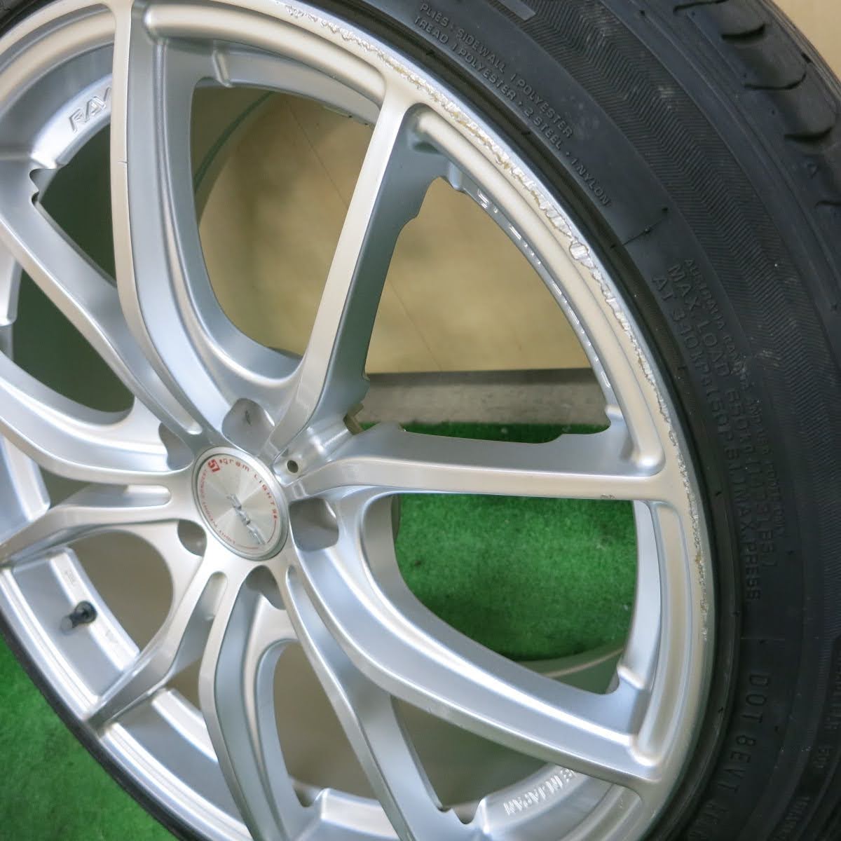 [送料無料]キレイ★RAYS 57FXX gram LIGHTS 215/45R18 ネクセン CP672 レイズ グラムライツ 18インチ PCD100/5H★3092103イノ