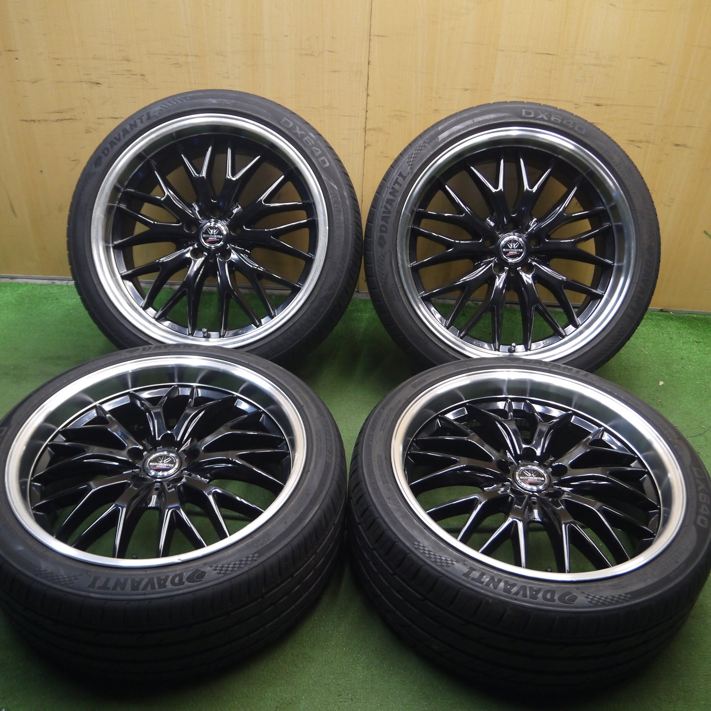 *送料無料*バリ溝！21年！9.5分★LOXARNY MULTI FORCHETTAⅡ SP Spector BADX 245/40R20 ダヴァンティ DX640 ロクサーニ 20インチ PCD114.3/5H★4012207Hノ