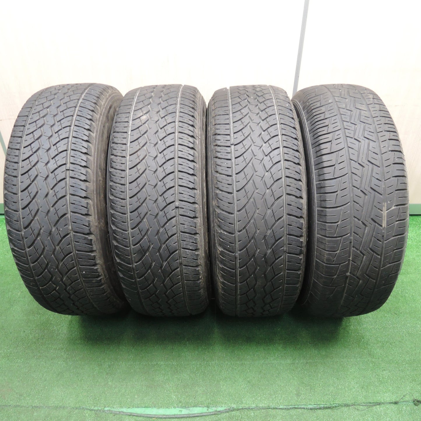 [送料無料]バリ溝！キレイ！9.5分★三菱 パジェロ 純正 265/70R16 ヨコハマ ジオランダー H/T G039 16インチ PCD139.7/6H★3102607TNノ