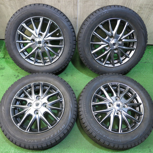 [送料無料]バリ溝！19年！キレイ！9分★スタッドレス 155/65R13 ブリヂストン ブリザック VRX SEIN ザイン 13インチ PCD100/4H★3061201Hス