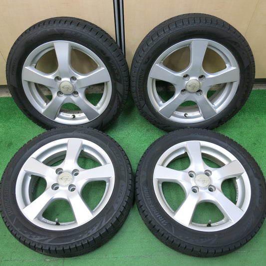 [送料無料]バリ溝！21年！9.5分★三菱 アイ 145/65R15 175/55R15 スタッドレス ブリヂストン ブリザック VRX3 GRASS GF グラス 15インチ PCD100/4H★3042501ヒス