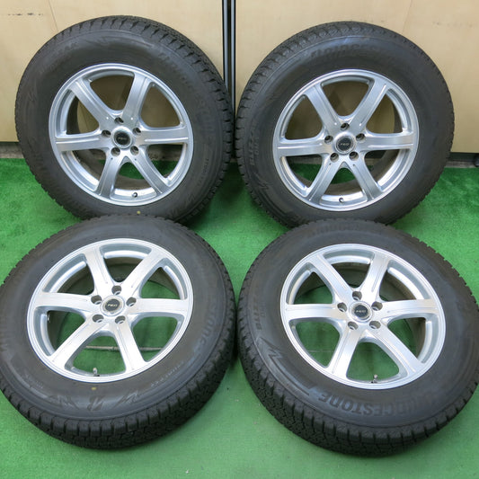 [送料無料]バリ溝！20年！9分★スタッドレス 235/65R18 ブリヂストン ブリザック DM-V3 FEID 社外 アルミ 18インチ PCD114.3/5H★3062708ヒス