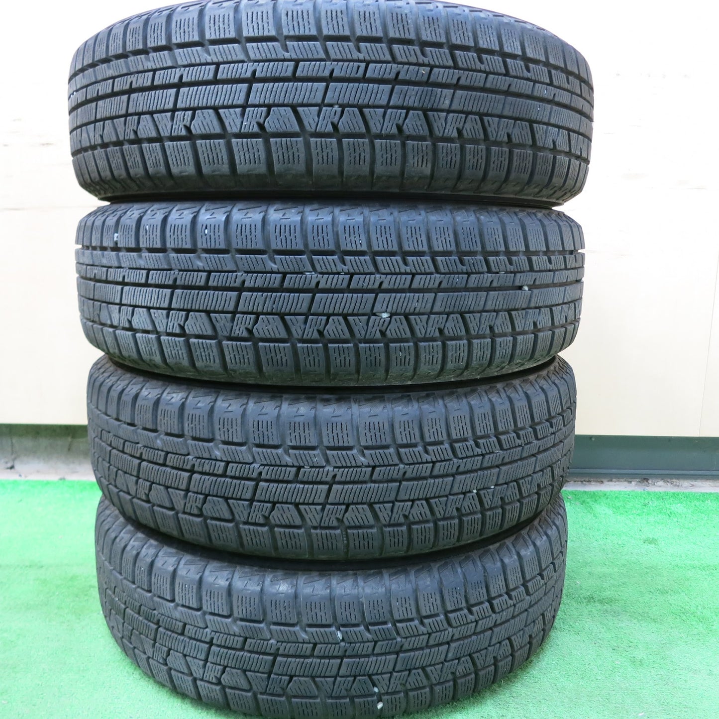 [送料無料]バリ溝！19年！9分★スタッドレス 155/65R14 ヨコハマ アイスガード iG50 プラス SCHNEIDER MiD シュナイダー 14インチ PCD100/4H★3072404ヒス