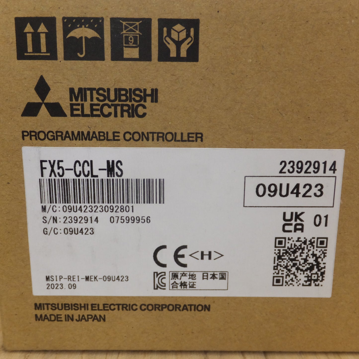 [送料無料] 未使用★三菱 MITSUBISHI CC-Link システムマスタ インテリジェントデバイスユニット FX5-CCL-MS　PROGRAMMABLE CONTROLLER★