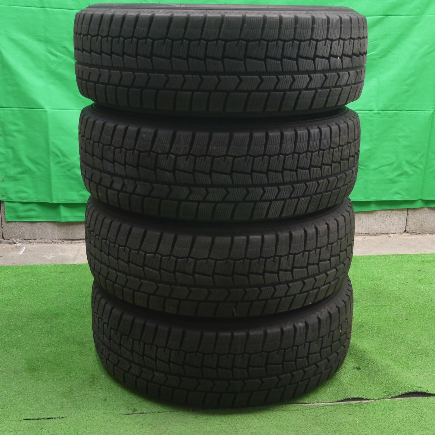 [送料無料]バリ溝！キレイ！9.5分★スタッドレス 205/65R16 ダンロップ ウインターマックス WM02 Claire クレール インターミラノ PCD114.3/5H★3062303Iス