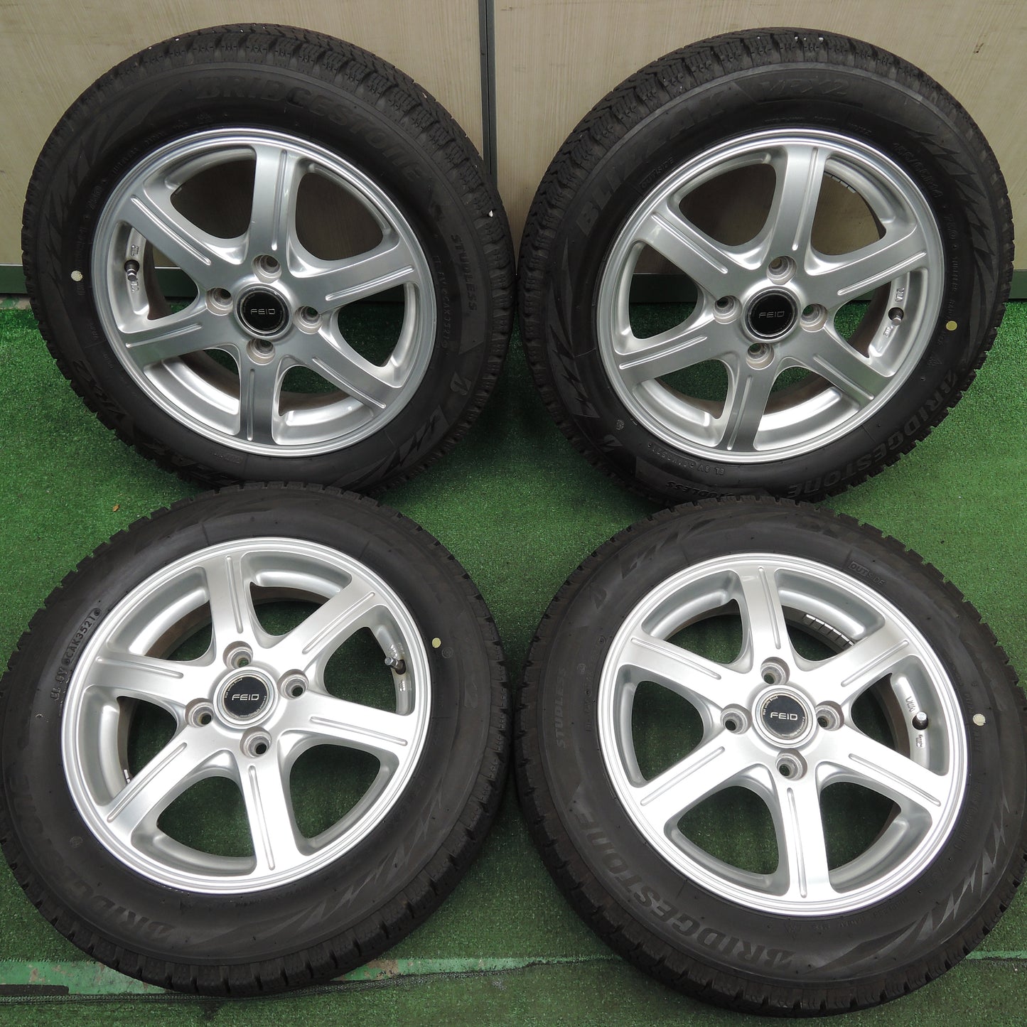 *送料無料*4本価格！21年★スタッドレス 155/65R14 ブリヂストン ブリザック VRX2 FEID 14インチ PCD100/4H★4010204HAス