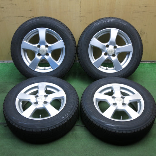 *送料無料* バリ溝！8.5分★スタッドレス 165/70R14 ブリヂストン ブリザック VRX GRASS グラス 14インチ PCD100/4H★4020909KKス