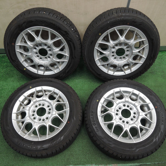 *送料無料* バリ溝！22年！ほぼ10分★スタッドレス 155/65R13 ヨコハマ アイスガード iG60 社外 アルミ ホイール 13インチ PCD100 110 114.3/4H マルチ★4021003HAス