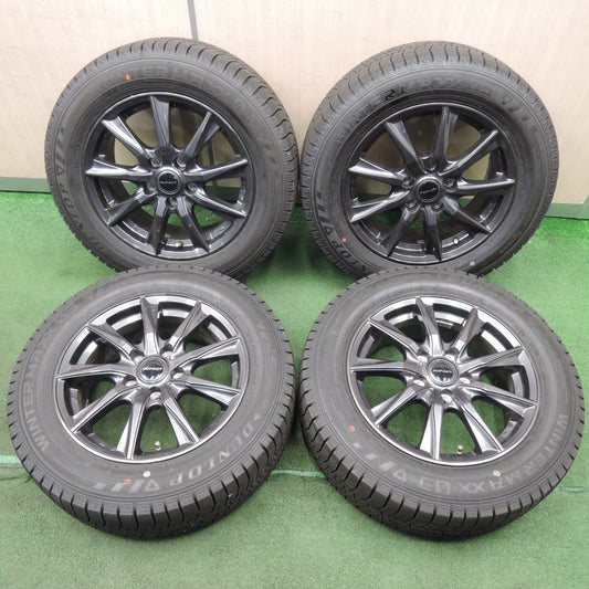 *送料無料* 超バリ溝！22年！キレイ！ほぼ10分★スタッドレス 205/60R16 ダンロップ ウインターマックス03 DUFACT デュファクト 16インチ PCD114.3/5H★4022305NJス