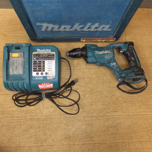 [送料無料]現状品★マキタ makita 充電式スクリュードライバ FS454D　充電器 DC18RA T　DF440DRFX ケース　セット★