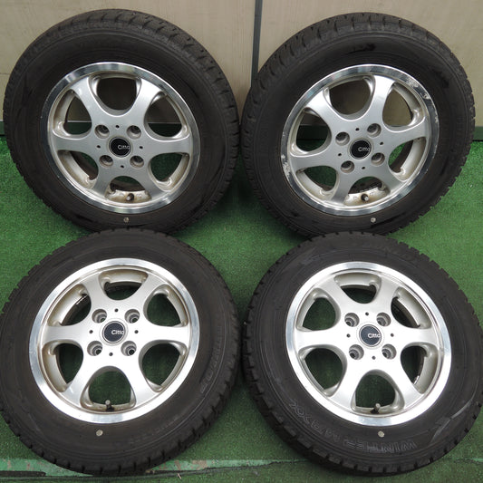 *送料無料*バリ溝！21年！9.5分★スタッドレス 165/65R13 ダンロップ ウインターマックス WM02 Citta 13インチ PCD100/4H★4010611HAス