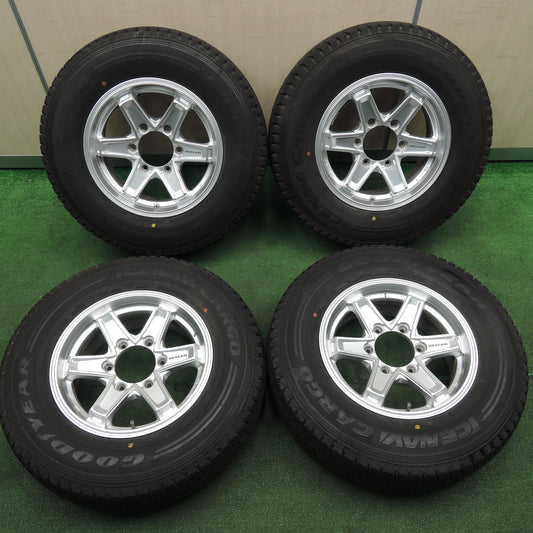 *送料無料*バリ溝！20年！キレイ！9.5分★ハイエース 等 KEELER キーラー 195/80R15 スタッドレス グッドイヤー アイスナビ カーゴ 15インチ PCD139.7/6H★3120904TNス