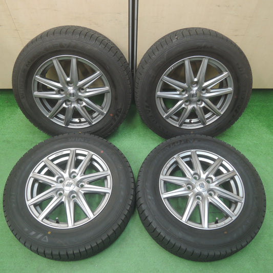 *送料無料*バリ溝！20年！キレイ！ほぼ10分★スタッドレス 195/65R15 ダンロップ ウインターマックス03 SEIN ザイン 15インチ PCD114.3/5H★3122712SYス