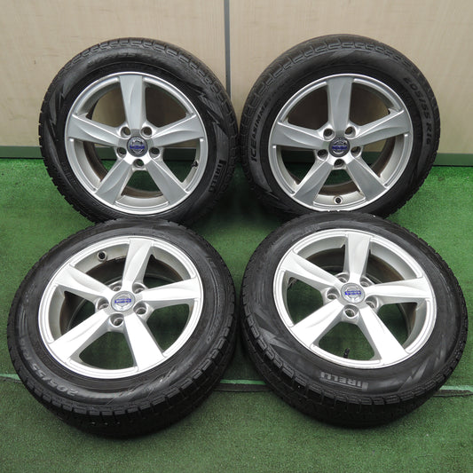 *送料無料*キレイ★ボルボ V40 純正 205/55R16 スタッドレス ピレリ アイスアシンメトリコ 16インチ PCD108/5H★4012302NJノ