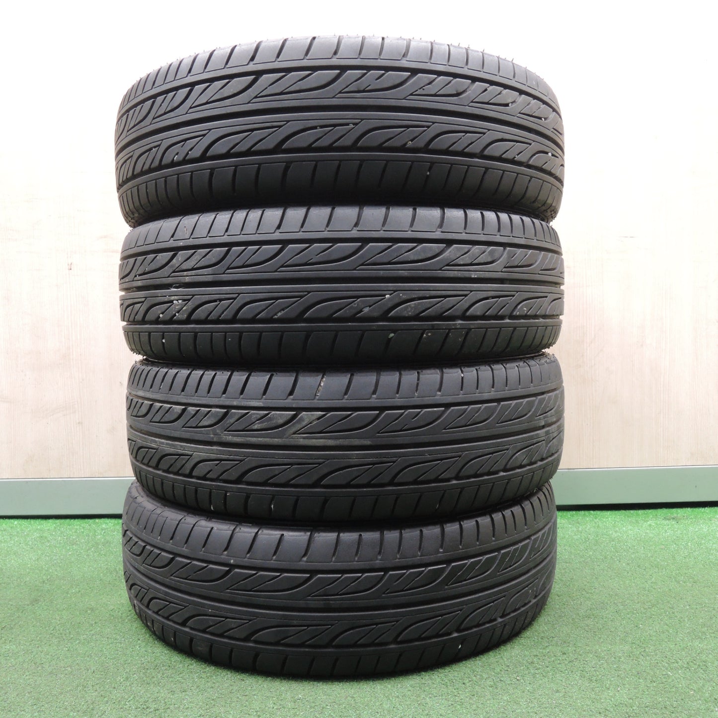 *送料無料* キレイ！21年★165/55R15 グッドイヤー イーグル LS2000 hybrid2 WAREN ヴァーレン 15インチ PCD100/4H★4021902NJノ