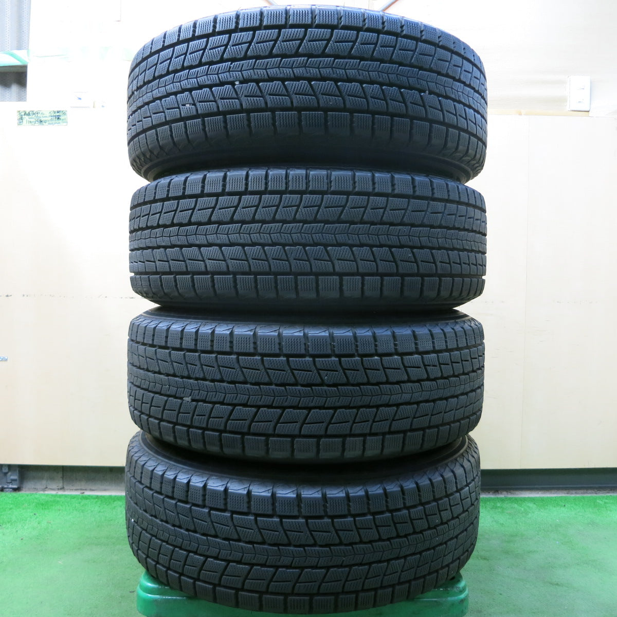 バリ溝 19年 9.5分 スタッドレス 225/65R17 ブリヂストン ブリザックDM-V3 タイヤ ハリアー RAV4 レクサス等  3082108Hスタ(中古)｜売買されたオークション情報、yahooの商品情報をアーカイブ公開 - オー スタッドレス